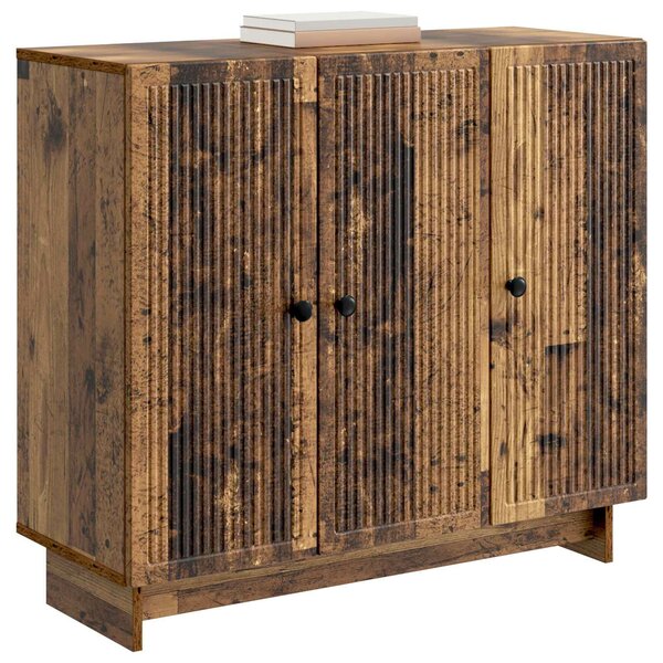 VidaXL Széf Antik Fa 89 x 34,5 x 80 cm Szerelt Fa