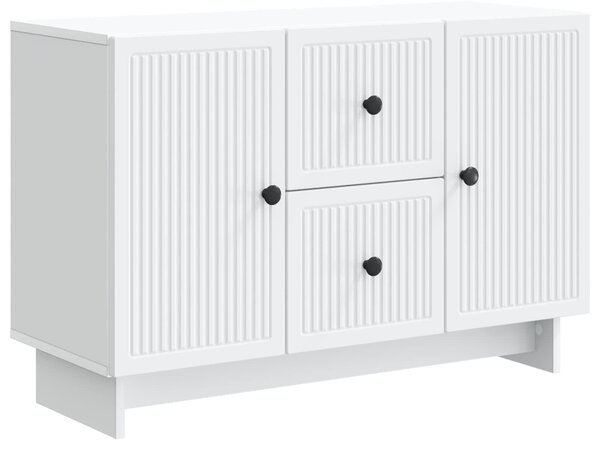 VidaXL Széf Fehér 89 x 34,5 x 60 cm Szerelt Fa