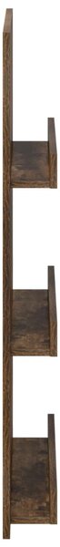 Magazin állvány Füstölt tölgy 51 x 11 x 102 cm Faanyag