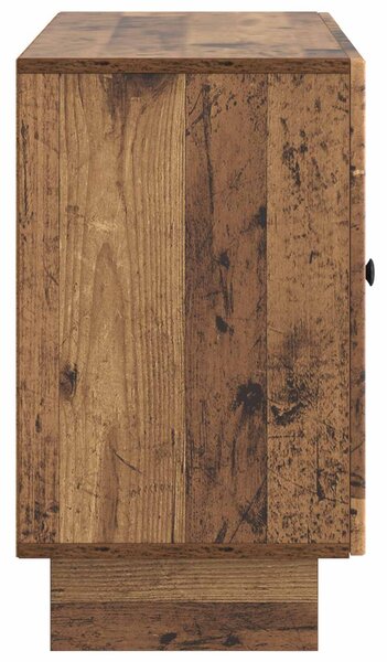 VidaXL Széf fiókkal Antik Fa 89 x 34,5 x 60 cm Szerelt Fa