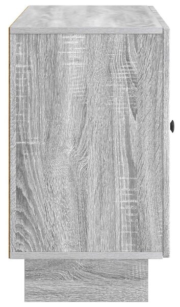 VidaXL Széf fiókkal Szürke Sonoma 89 x 34,5 x 60 cm Szerelt Fa