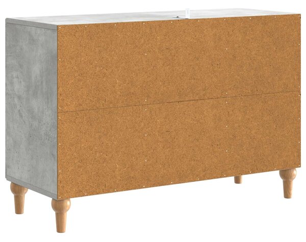 VidaXL TV szekrény fiókkal Betonszürke 89 x 34,5 x 60 cm Szerelt Fa