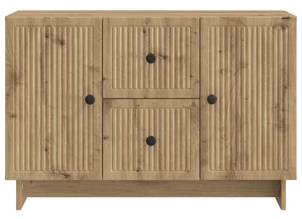 VidaXL Széf Kézműves Tölgy 89 x 34,5 x 60 cm Szerelt Fa
