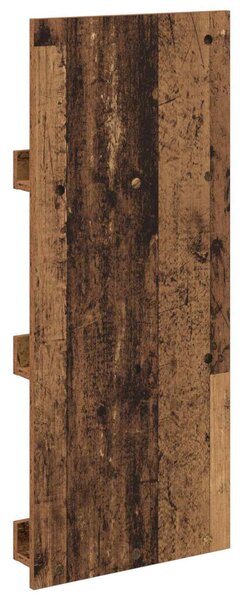 Magazin állvány polcokkal Öreg fa 43 x 11 x 102 cm Faanyag