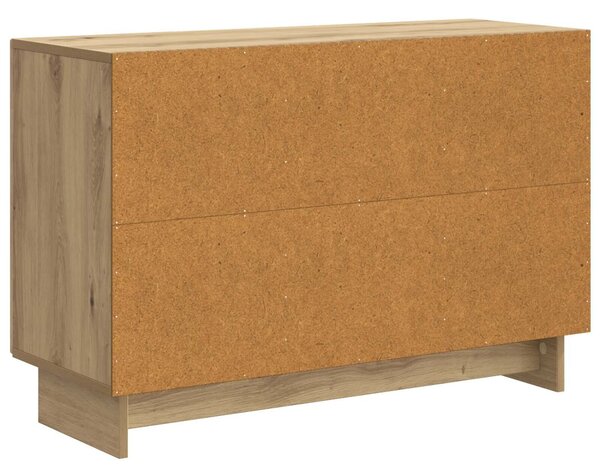 VidaXL Széf Kézműves Tölgy 89 x 34,5 x 60 cm Szerelt Fa