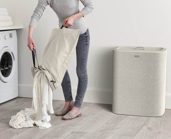 Textil szennyeskosár 45+45 l Tota – Joseph Joseph