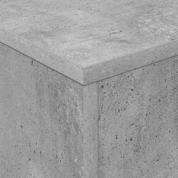 Magazin állvány polcokkal Beton Szürke 70 x 41 x 156 cm Faanyag