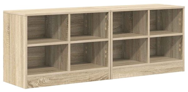 VidaXL Ágyat tartó szekrény 2 pcs Sonoma Tölgy 66 x 33 x 48 cm