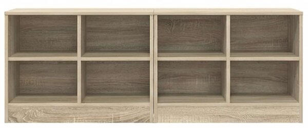 VidaXL Ágyat tartó szekrény 2 pcs Sonoma Tölgy 66 x 33 x 48 cm