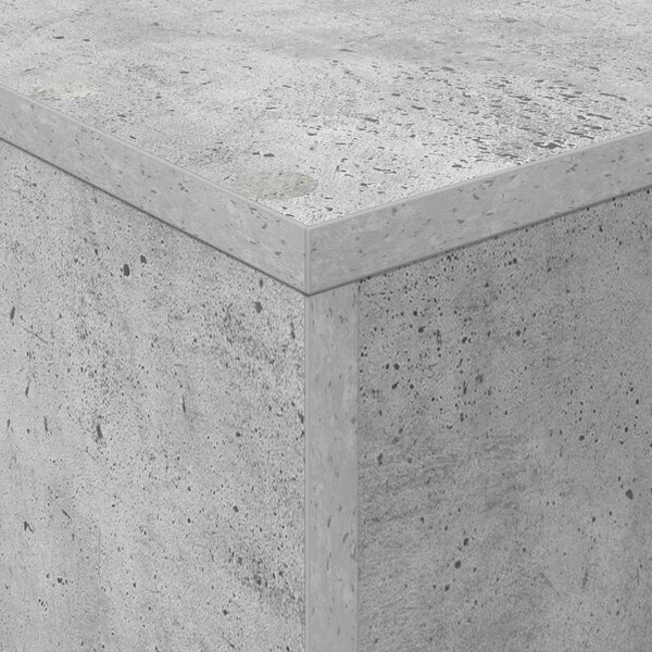 Magazin állvány polcokkal Beton Szürke 70 x 41 x 96 cm Faanyag