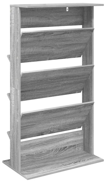 Magazin állvány Szürke Sonoma 70 x 41 x 126 cm Faanyag