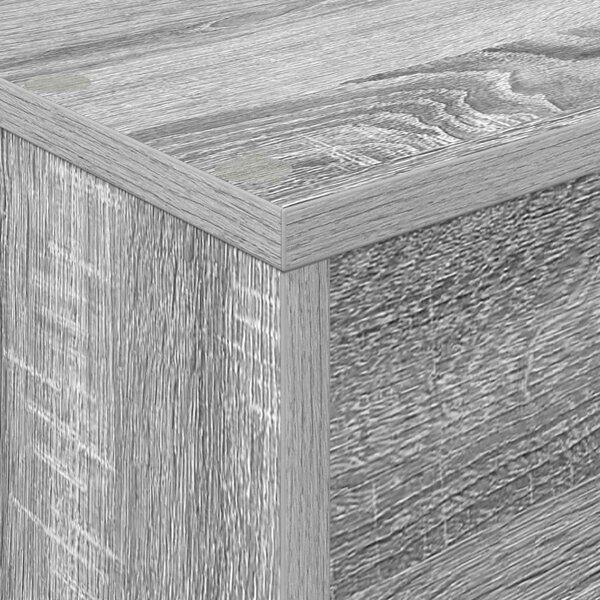 Magazin állvány Szürke Sonoma 70 x 41 x 126 cm Faanyag