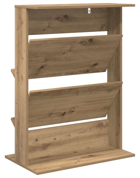 Magazin állvány polcokkal Artisan tölgy 70 x 41 x 96 cm Faanyag