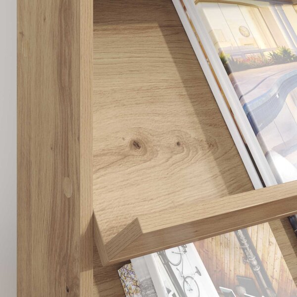 Magazin állvány polcokkal Artisan tölgy 70 x 41 x 96 cm Faanyag