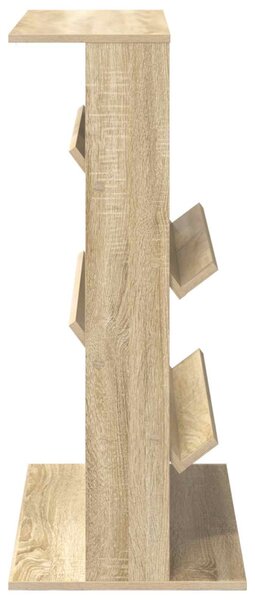 Magazin állvány polcokkal Sonoma tölgy 70 x 41 x 96 cm Faanyag