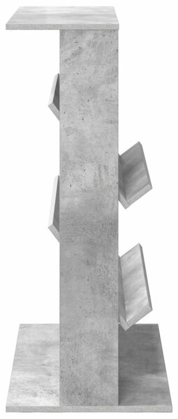 Magazin állvány polcokkal Beton Szürke 70 x 41 x 96 cm Faanyag
