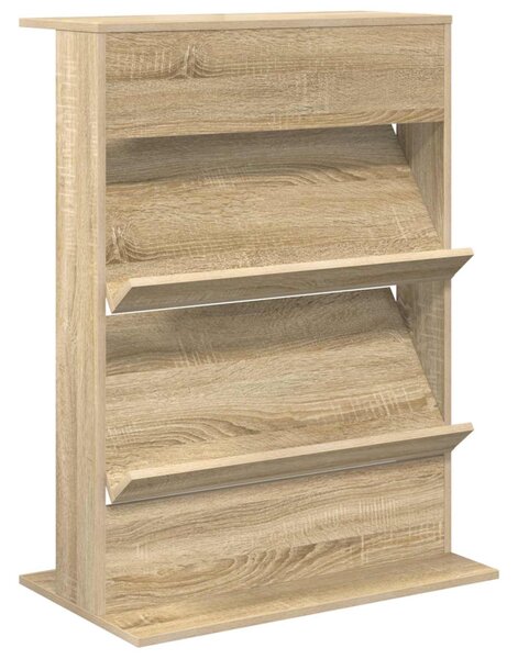 Magazin állvány polcokkal Sonoma tölgy 70 x 41 x 96 cm Faanyag
