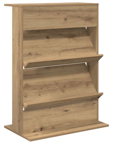 Magazin állvány polcokkal Artisan tölgy 70 x 41 x 96 cm Faanyag