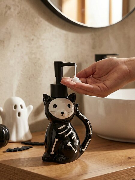 Sinsay - Halloween mintás szappanadagoló - fekete