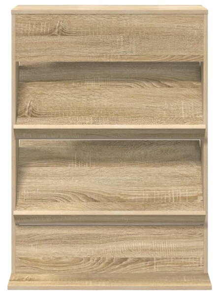 Magazin állvány polcokkal Sonoma tölgy 70 x 41 x 96 cm Faanyag