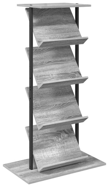 Magazin állvány Szürke Sonoma 68 x 40 x 123.5 cm Faanyag