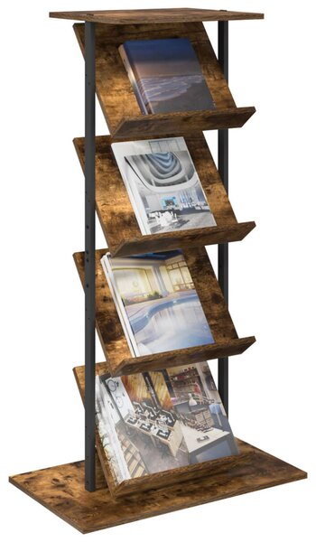 Magazin állvány Füstölt tölgy 68 x 40 x 123.5 cm Faanyag