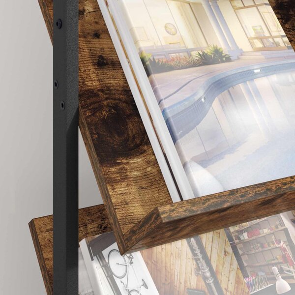 Magazin állvány Füstölt tölgy 68 x 40 x 123.5 cm Faanyag