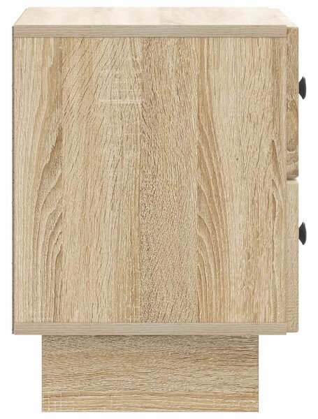 VidaXL Éjjeliszekrény fiókkal 2 pcs Sonoma Tölgy 43 x 34,5 x 47,5 cm