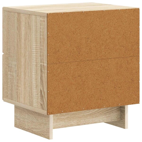 VidaXL Éjjeliszekrény fiókkal 2 pcs Sonoma Tölgy 43 x 34,5 x 47,5 cm