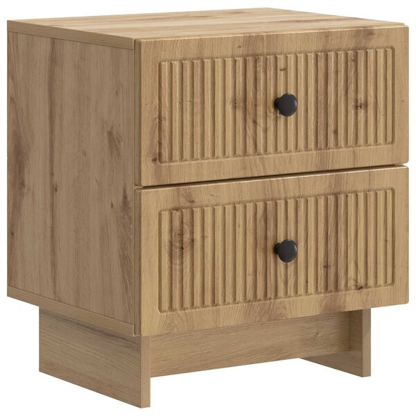 VidaXL Éjjeliszekrény fiókkal 2 pcs Kézműves Tölgy 43 x 34,5 x 47,5 cm