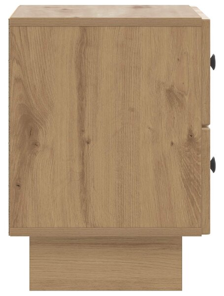 VidaXL Éjjeliszekrény fiókkal 2 pcs Kézműves Tölgy 43 x 34,5 x 47,5 cm