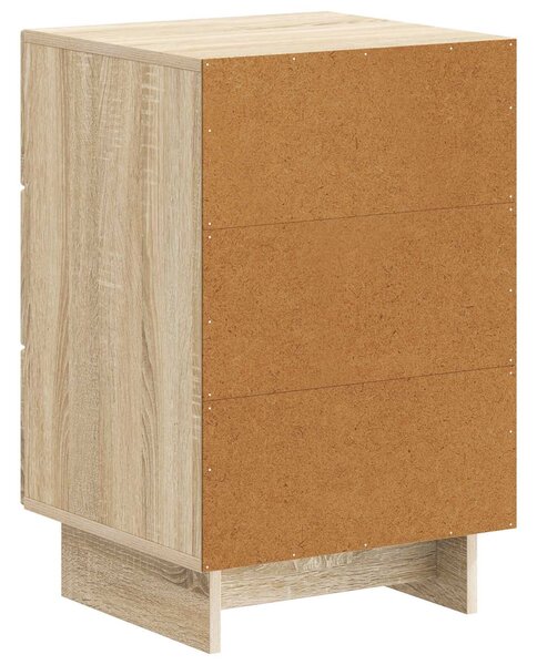 VidaXL Éjjeliszekrény Sonoma Tölgy 43 x 41 x 66,5 cm Szerelt Fa
