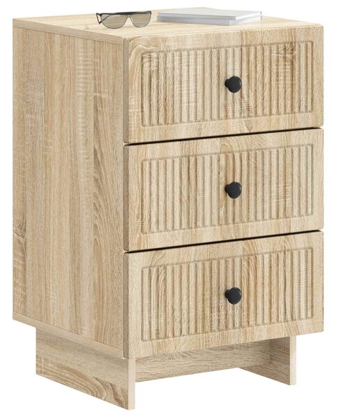 VidaXL Éjjeliszekrény Sonoma Tölgy 43 x 41 x 66,5 cm Szerelt Fa