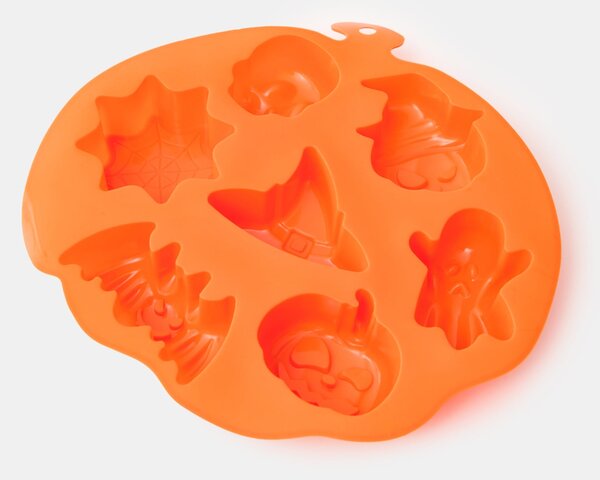 Sinsay - Szilikon sütőforma Halloween mintával - narancs