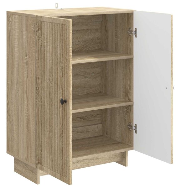 VidaXL Széf Sonoma Tölgy 66 x 34,5 x 90 cm Szerelt Fa