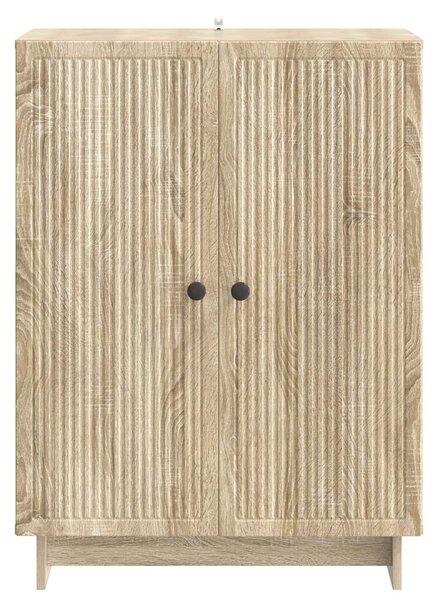 VidaXL Széf Sonoma Tölgy 66 x 34,5 x 90 cm Szerelt Fa