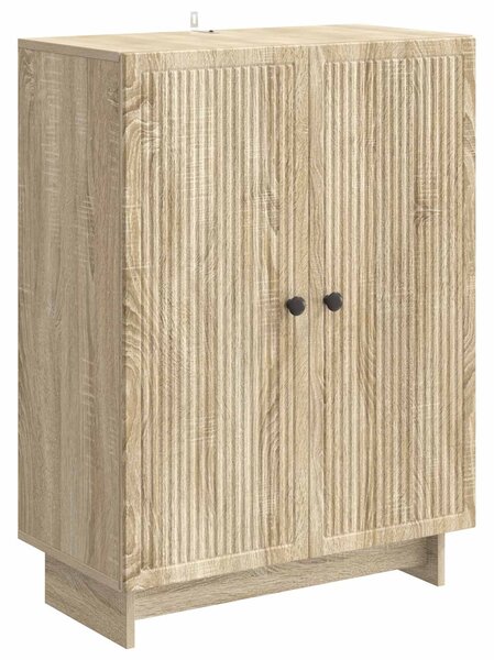 VidaXL Széf Sonoma Tölgy 66 x 34,5 x 90 cm Szerelt Fa
