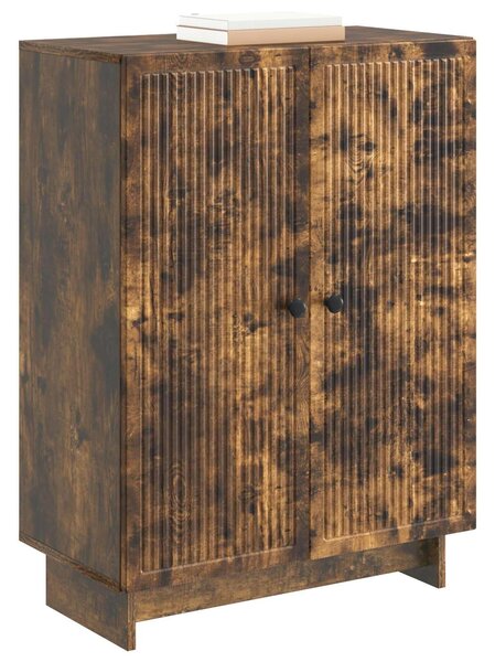 VidaXL Széf Füstös Tölgy 66 x 34,5 x 90 cm Szerelt Fa