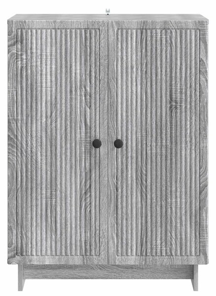 VidaXL Széf Szürke Sonoma 66 x 34,5 x 90 cm Szerelt Fa