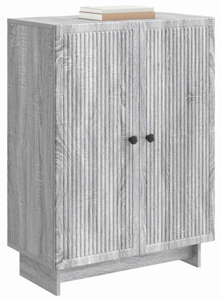VidaXL Széf Szürke Sonoma 66 x 34,5 x 90 cm Szerelt Fa