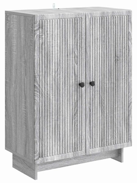 VidaXL Széf Szürke Sonoma 66 x 34,5 x 90 cm Szerelt Fa