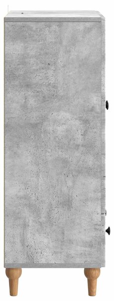 VidaXL Széf Betonszürke 66 x 34,5 x 95 cm Szerelt Fa