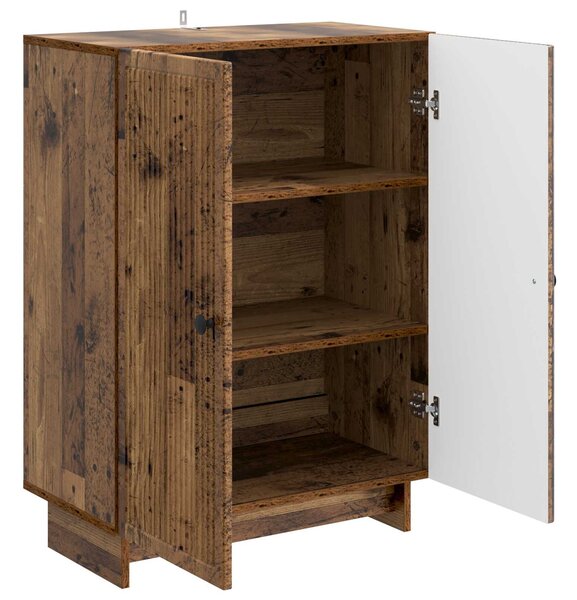 VidaXL Széf Antik Fa 66 x 34,5 x 90 cm Szerelt Fa