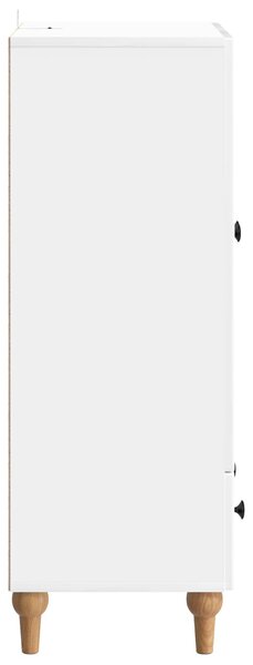 VidaXL Széf Magasfényű Fehér 66 x 34,5 x 95 cm Szerelt Fa