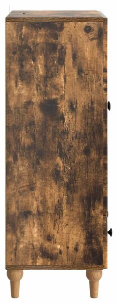 VidaXL Széf Füstös Tölgy 66 x 34,5 x 95 cm Szerelt Fa