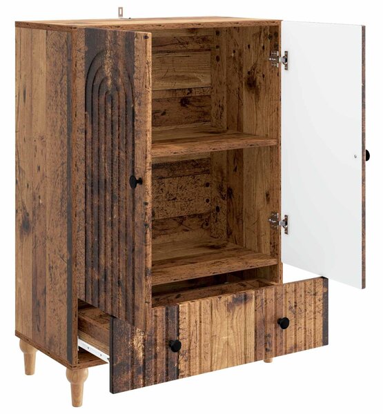VidaXL Széf Antik Fa 66 x 34,5 x 95 cm Szerelt Fa