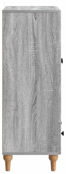 VidaXL Széf Szürke Sonoma 66 x 34,5 x 95 cm Szerelt Fa