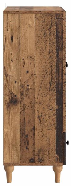 VidaXL Széf Antik Fa 66 x 34,5 x 95 cm Szerelt Fa