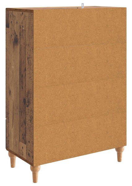 VidaXL Széf Antik Fa 66 x 34,5 x 95 cm Szerelt Fa