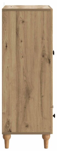 VidaXL Széf Kézműves Tölgy 66 x 34,5 x 95 cm Szerelt Fa